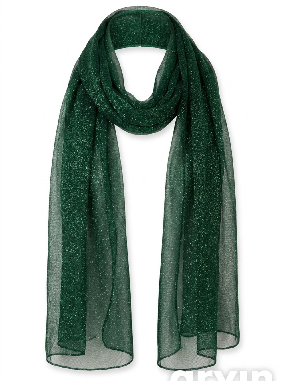 Sparkling Forest Green Women's Scarf